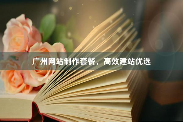 广州网站制作套餐，高效建站优选